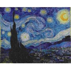 梵高 Van_Gogh_-_Starry_Night《星月夜》